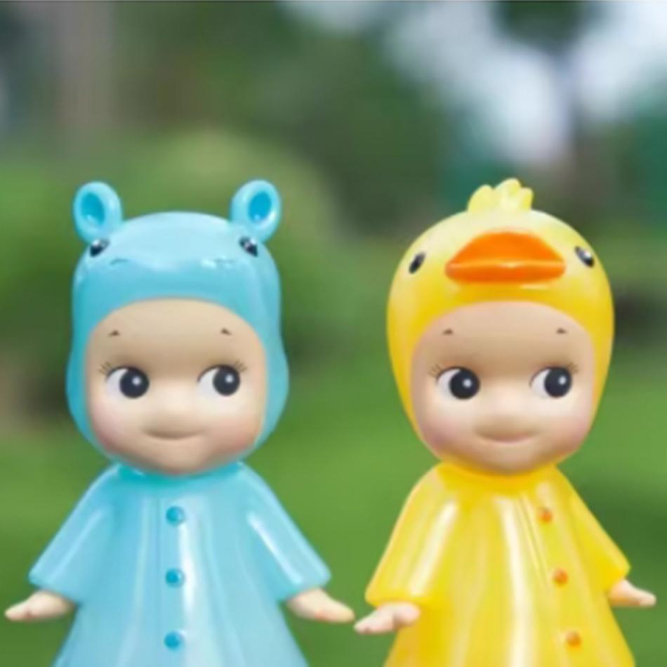 I Love Rainy Day Series Mini Blind Box Model Cute Cartoon Doll Collectible Toy For Desktop Decoration Gift Durable
