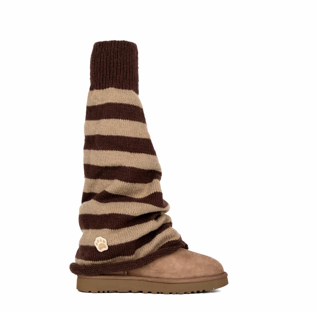 UGG CLASSIC ULTRA MINI Sheepskin Snow Boots Women's Brown 1016222-CHE(Team186-)