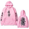 Anime Demon Slayer Serpent Hashira Iguro Obanai Hoodie Men Women Clothing Oversized Hoodies Man Vintage Hooded Tracksuit