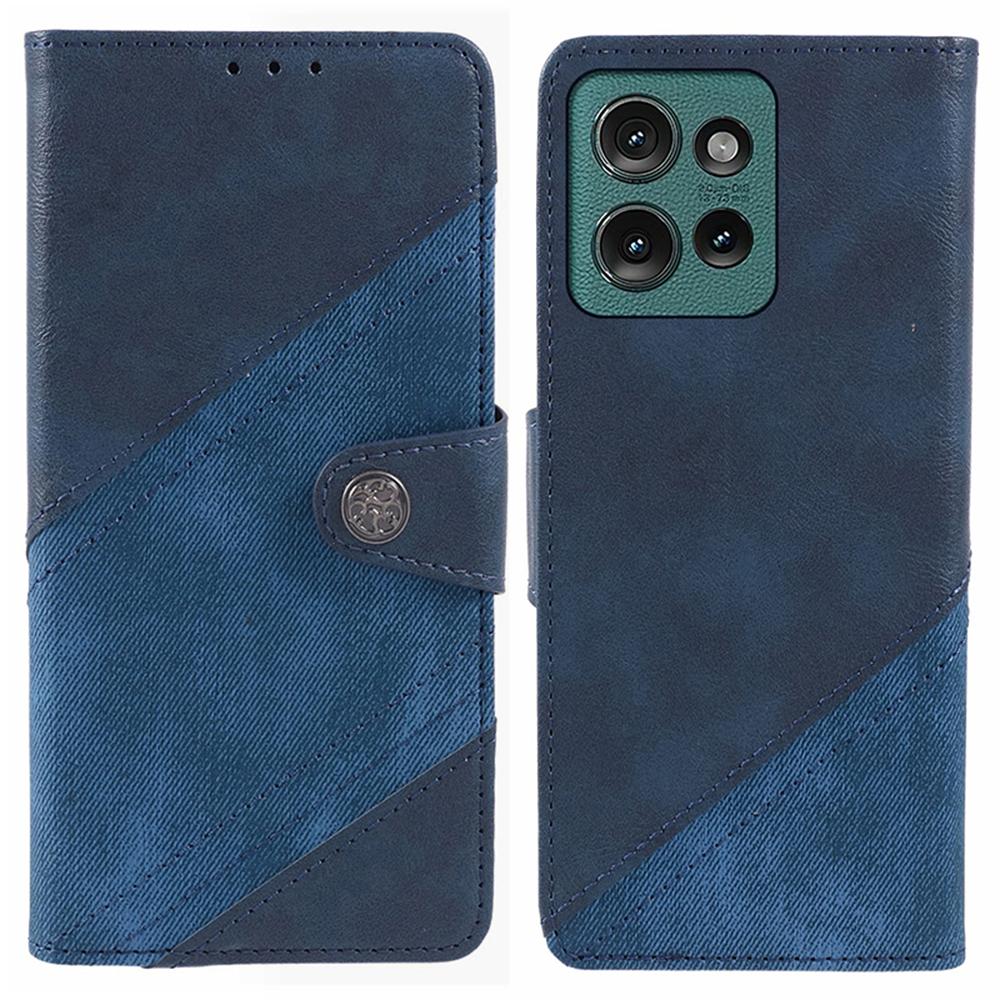 For Motorola Edge 50 Neo 5G/Moto S50 5G/Thinkphone 25 5G Case Splicing Texture Leather Phone Cover Viewing Stand