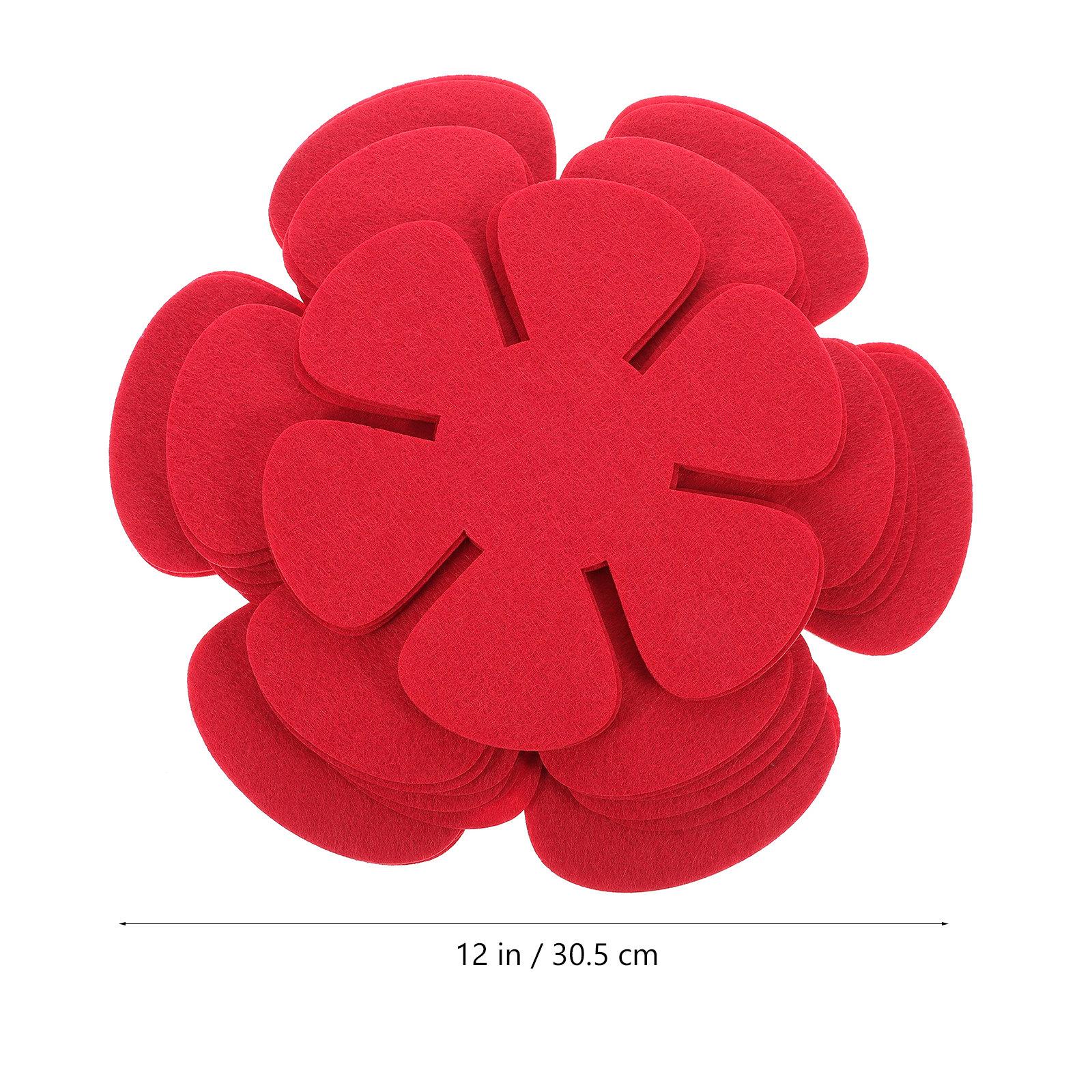 

12Pcs Pot Protectors Premium Nonwoven Heat-Resistant Pan Mats to Prevent Scratching Chipping Breakage Extend Kitchenware Life other красный
