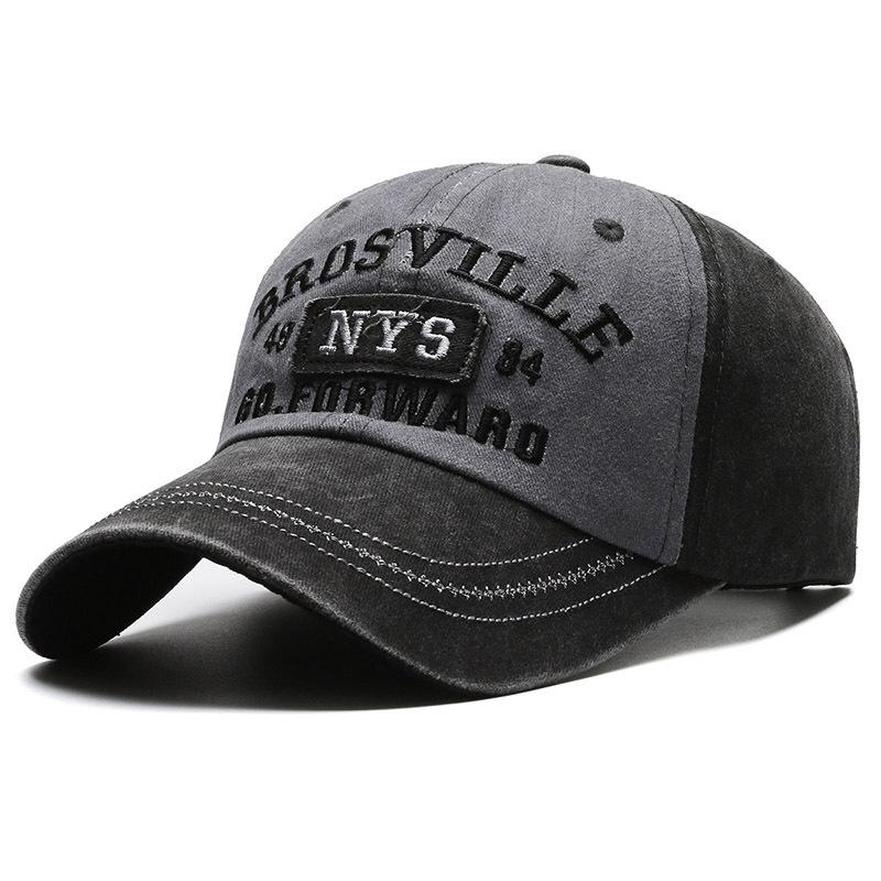Distressed Vintage Trucker / Baseball Cap Cotton Men Women Adjustable Denim Hat