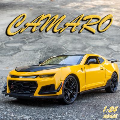 RUM1:24 Scale Chevrolet Camaro Alloy Car Model Light & Sound Effect Diecast Car Toys for Boys Baby Toys Birthday Gift Car Toys Kids Toys Car Model Car