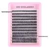 DIY Segmented Cluster Cross Fake Eyelashes - European & American Style