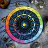 Pendelmatte Sternbilder Mauspads Gummi Divinationsmatte Wünschelruten Zeremonienmatte für Schreibtischdekoration