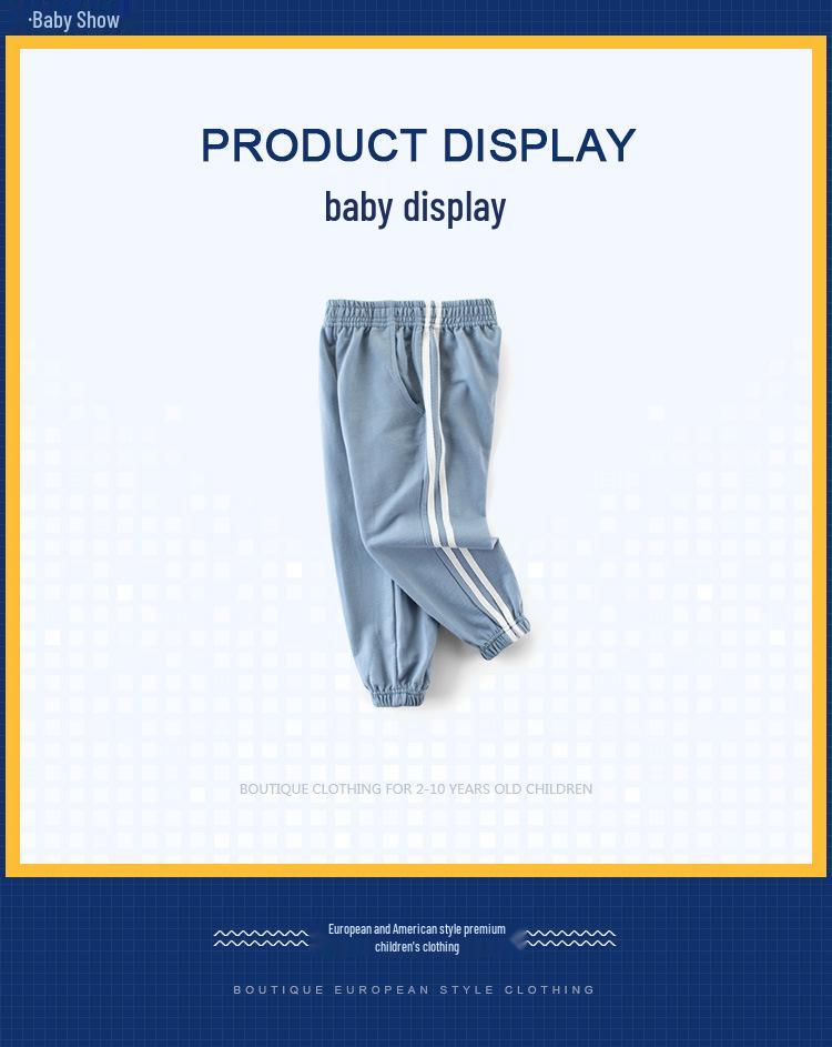 2021 Boys' Trendy Autumn Sports Pants – Fashionable Long Baby Pants