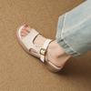 High-End Plattform-Slipper Damen Sommer 2025 neue Mode Outdoor Ein-Wort-Pantoletten vielseitige Zehensandalen mit dickem Absatz