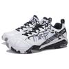 Li Ning Rubber Professional Cushioning Abrasion Resistant Support Rebound Low Top Badminton Shoes Unisex White Black AYAR015-1