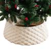 Soft Tree Bottom Cover Christmas Tree Skirt for Lower Hardware Coverage In Winter Room Display and Indoor Placement