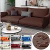 Pu Leather Waterproof Sofa Seat Cushion Cover Elastic Sofa Covers For Living Room Removable Furniture Protector Sofa Slipcover