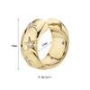 Gold Color Big Hoop Earrings for Women Fine Zircon Star Round Circle Piercing Earrings Fashion Party Jewelry Accessories