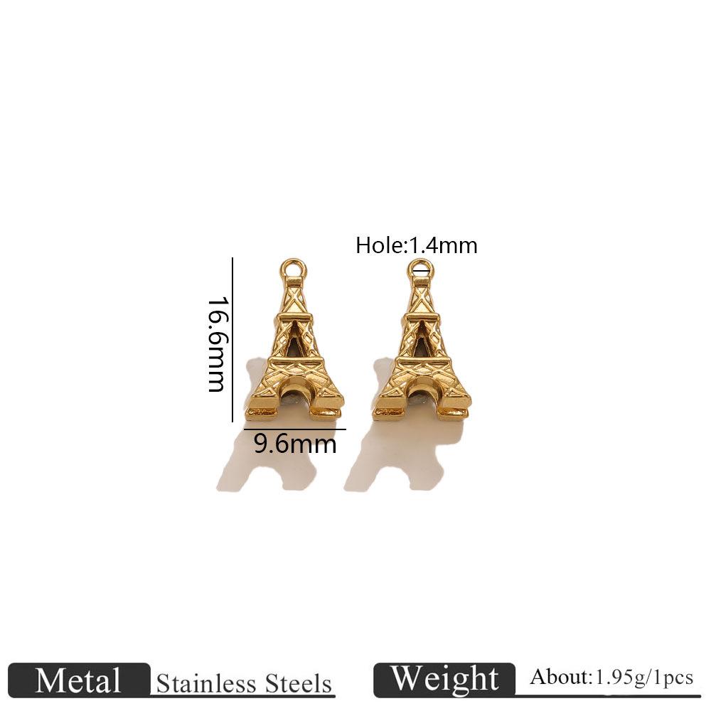 Yori 5 Stück Edelstahl 18K Gold Plated Anhänger DIY Schmuckzubehör Verwendet für DIY Herstellung von Armband Halskette