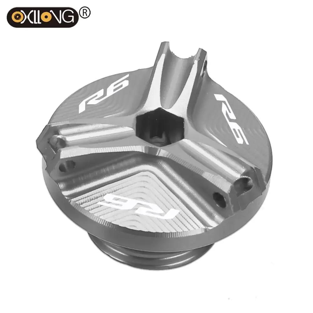 Accesorii Motociclete Șuruburi Capac Umplere Ulei Cupă Ulei Motor Pentru PENTRU YAMAHA YZF-R6 YZFR6 1999 2000 2001 2002 2003 2004 2005 2006