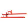 Pallet Forks, 907 Kg Clamp On Pallet Forks, 109 Cm Total Length Heavy-Duty Quick Attach Tractor Fork Compatible with Tractor Attachments, Loader