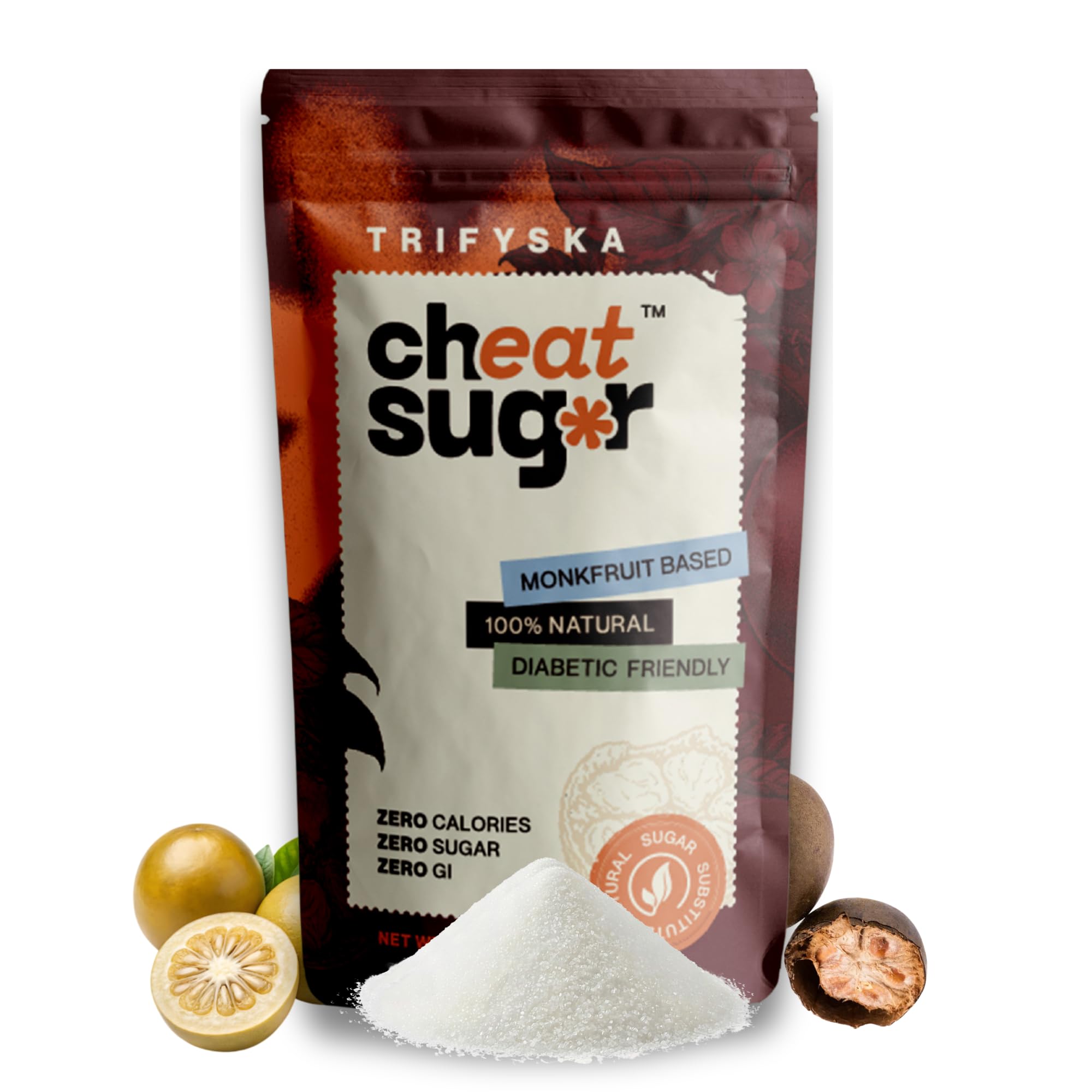 Cheat Sugar Zero Calorie Sugar-Free Sweetener | Keto Friendly, Vegan | 250grams
