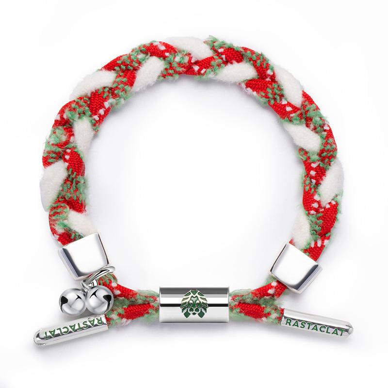 Rastaclat Little Lion Eve Bell Snow Fawn Furry Alloy Little Lion Braided Bracelet Same Style for Couples for Christmas limited mini model RCSD021 F