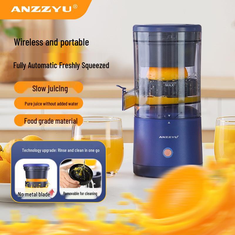 

New Model Mini Portable Rechargeable Citrus Juicer Cup for Oranges & Lemons синий