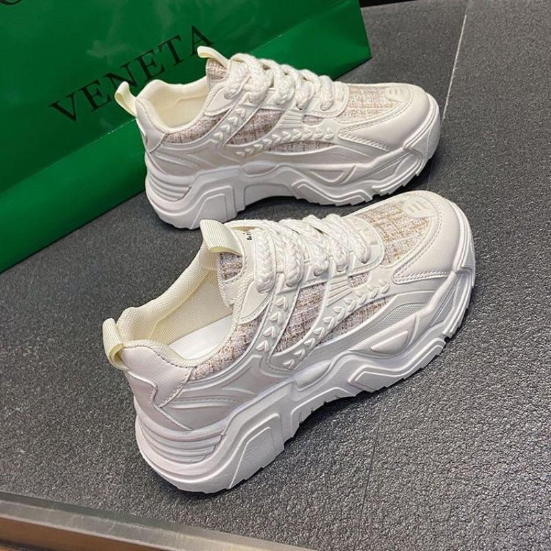 Sports women's shoes new autumn fashion single shoes casual platform shoes children running lace-up dad shoes