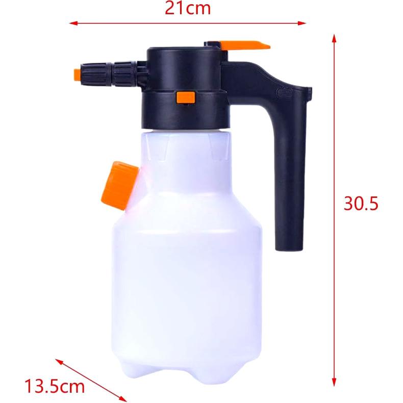 2L Pressure foaming bottle Car wash bottle Electric snow foam bottle Car snow foam sprayer