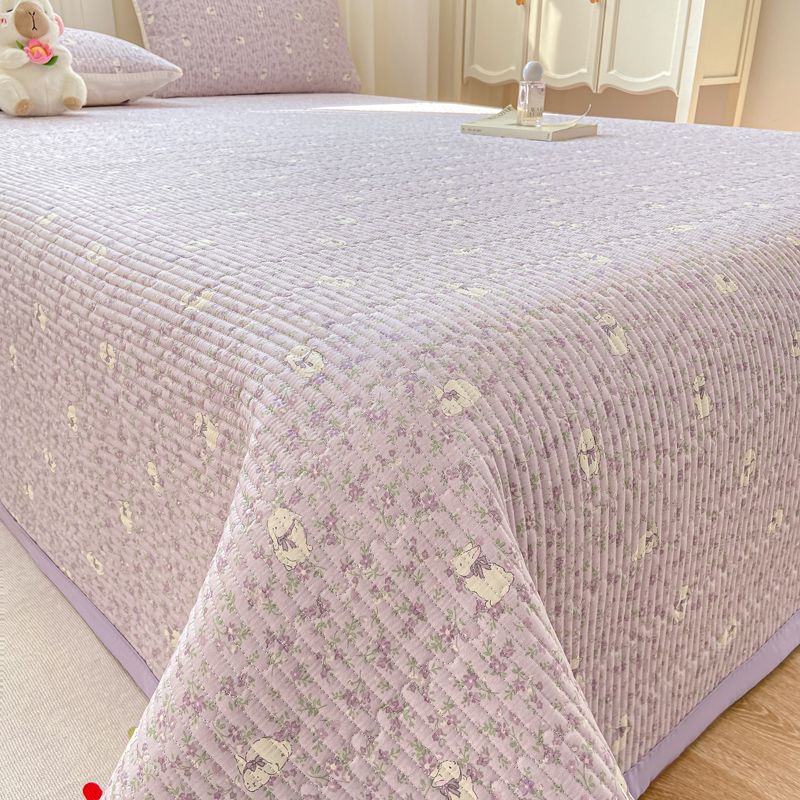 

Хлопковая простыня с нескользящим покрытием, однотонная, для спальни, покрывало на кровать, универсальная для четырех сезонов, для общежития, протектор для матраса 200*220CM