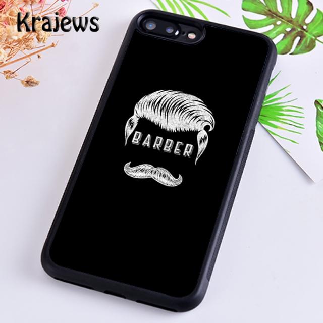 Krajews Barber Vintage Classic Barber Retro Phone Case For iPhone 17 Air 16 15 14 Plus 11 12 13 Pro Max Plus Coque Fundas