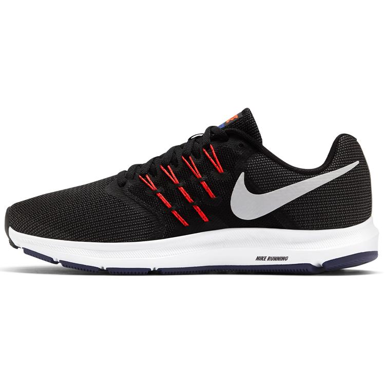 New Nike Run Swift Shock Absorption Non Slip Low Tops Sports Black Red 'Black' 908989-005
