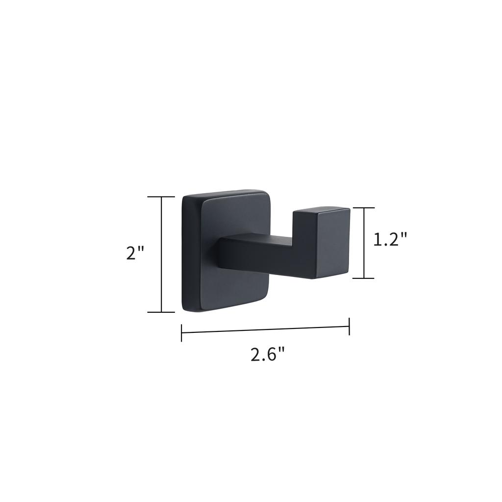 SARIHOSY Wall Hook Stainless Steel Bathrobe Towel Hook for Home Storage Bathroom Accessories Coat Hook