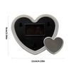 Heart Shaped Solar Powered Glow Lights For Car Dashboard Decoration Featuring Cordless Design And Multiple Modes