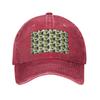 Orla Kiely Owl Denim Fabric Cap Casual Baseball Caps Adjustable Hat Summer Unisex Baseball Hats