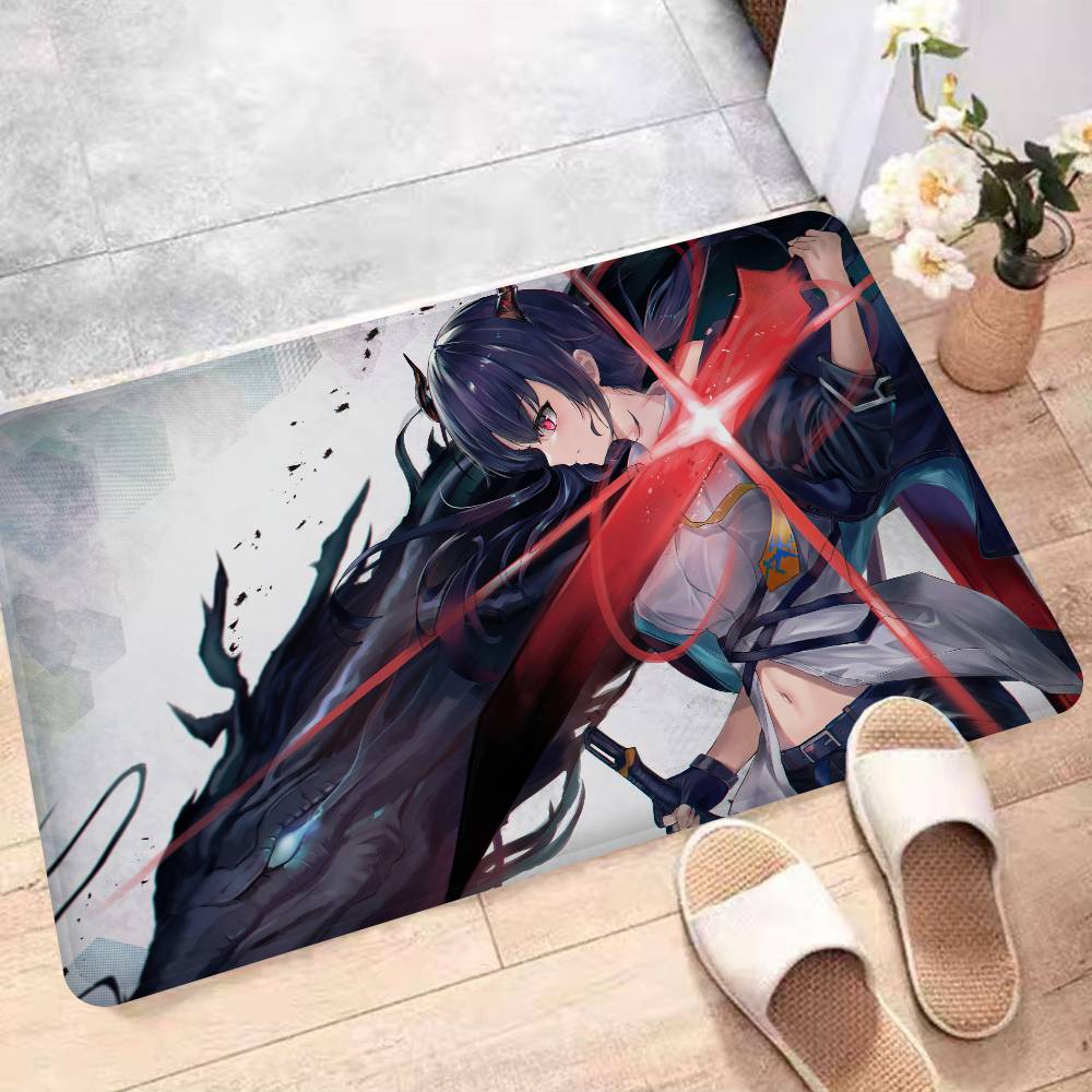Video Game A-Arknights Room Mats Cheaper Anti-slip Modern Living Room Balcony Printed Household Carpets