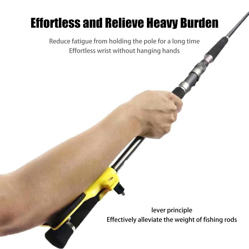 1/4Pcs Fishing Rod Rest Head Gripper Keep Fishing Rod Fishing Arm Drag Elbow Rest For Effort-Saving Rod Support