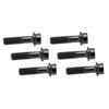 RISK 6Pcs M5x18mm Bicycle Stem Fixing Screws Bike Brake Lever Fixing Bolts Black Hollow Bicycle Stem Parts for Mountain