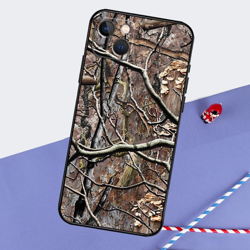 Hunting Camouflage Pattern Phone Case For iPhone 16 Pro Max 12 13 Mini 11 14 15 Pro Max XR 15 16 Plus 16e Back Cover