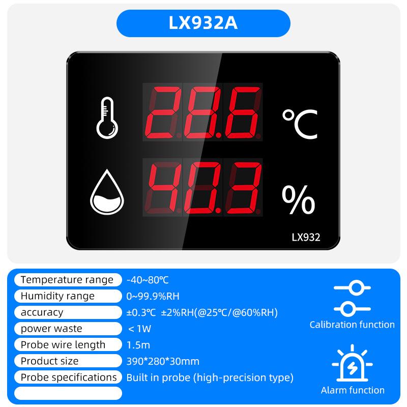 

Высокоточный настенный комнатный термометр и гигрометр, устройство для отображения