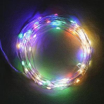 Interior String Light Mini LED 100 Bulbs, 6 Colors, Wire Length 10m