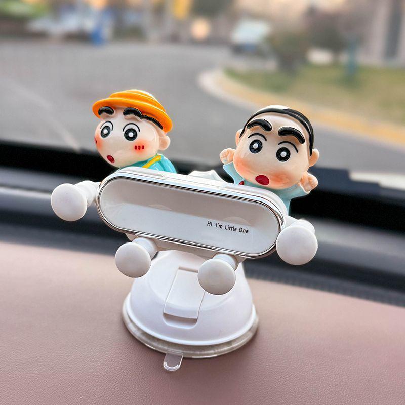 Uroczy uchwyt na telefon do samochodu i ozdoba Crayon Shin-chan 2025 dla kierowców