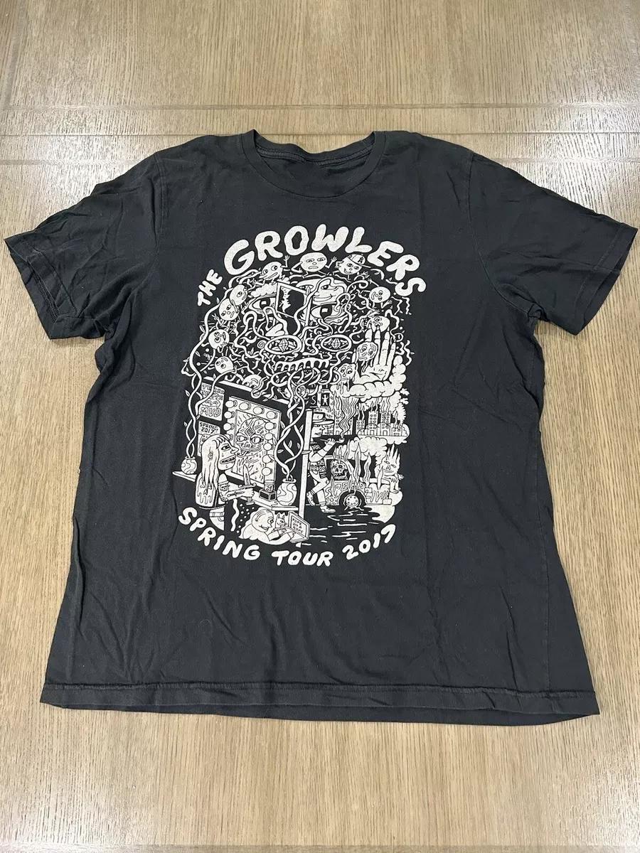 Men s and Women s T-shirts the growlers band Spring Tour black heavy cotton all size t-shirt M