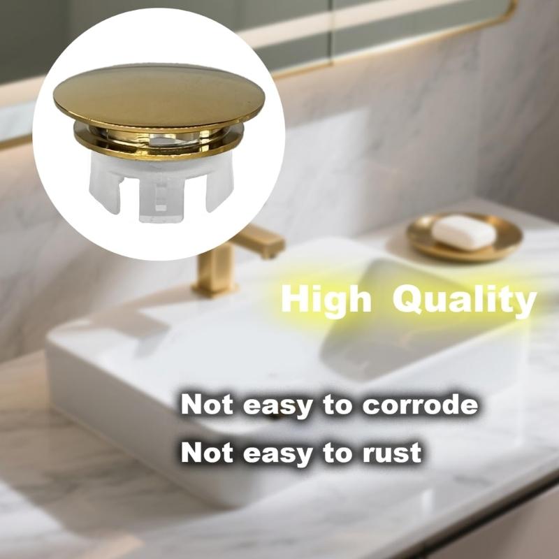 2Pcs Wash Basin Double Layer Round Overflow Plug Bath Sink Anti Overflow Rings Drain Hole Cover Easy To Install