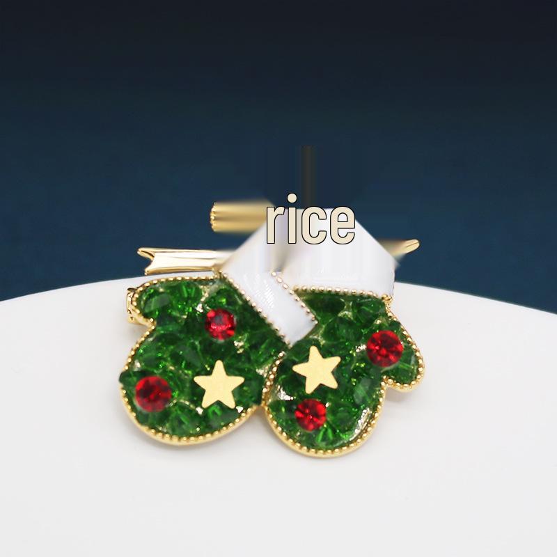 Reindeer Brooch Sweater Pin: Creative Christmas Tree Wind Chime Corsage Accessory