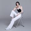 Office Lady Korean Fashion Thin Solid Wide Leg Suits Pants Spring Summer Women High Waist Elastic Loose Casual Straight Trousers