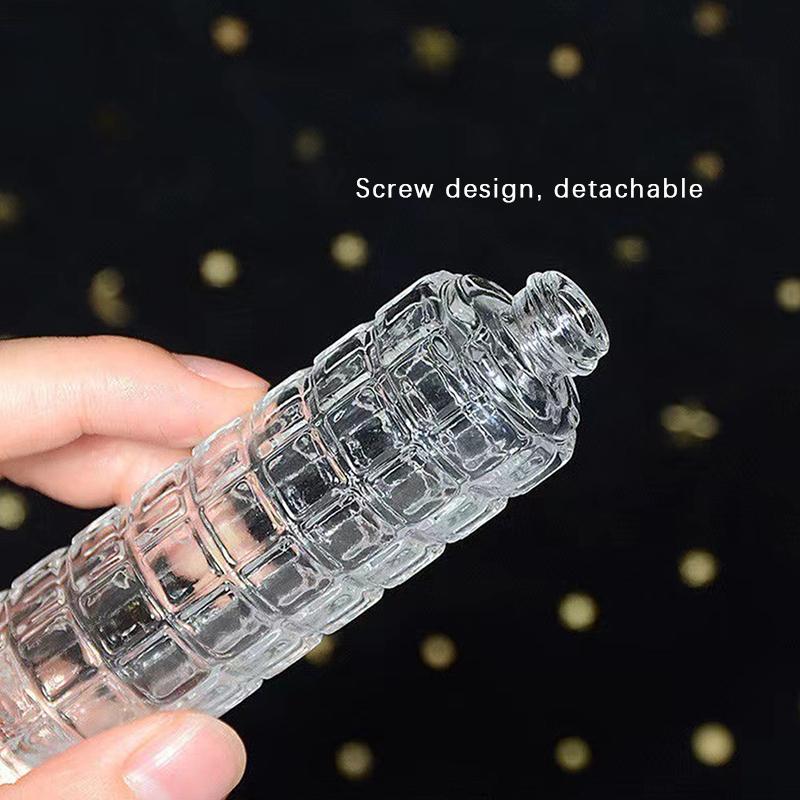 1Pc 30Ml Glass Perfume Bottle Portable Refillable Travel Cosmetic Container
