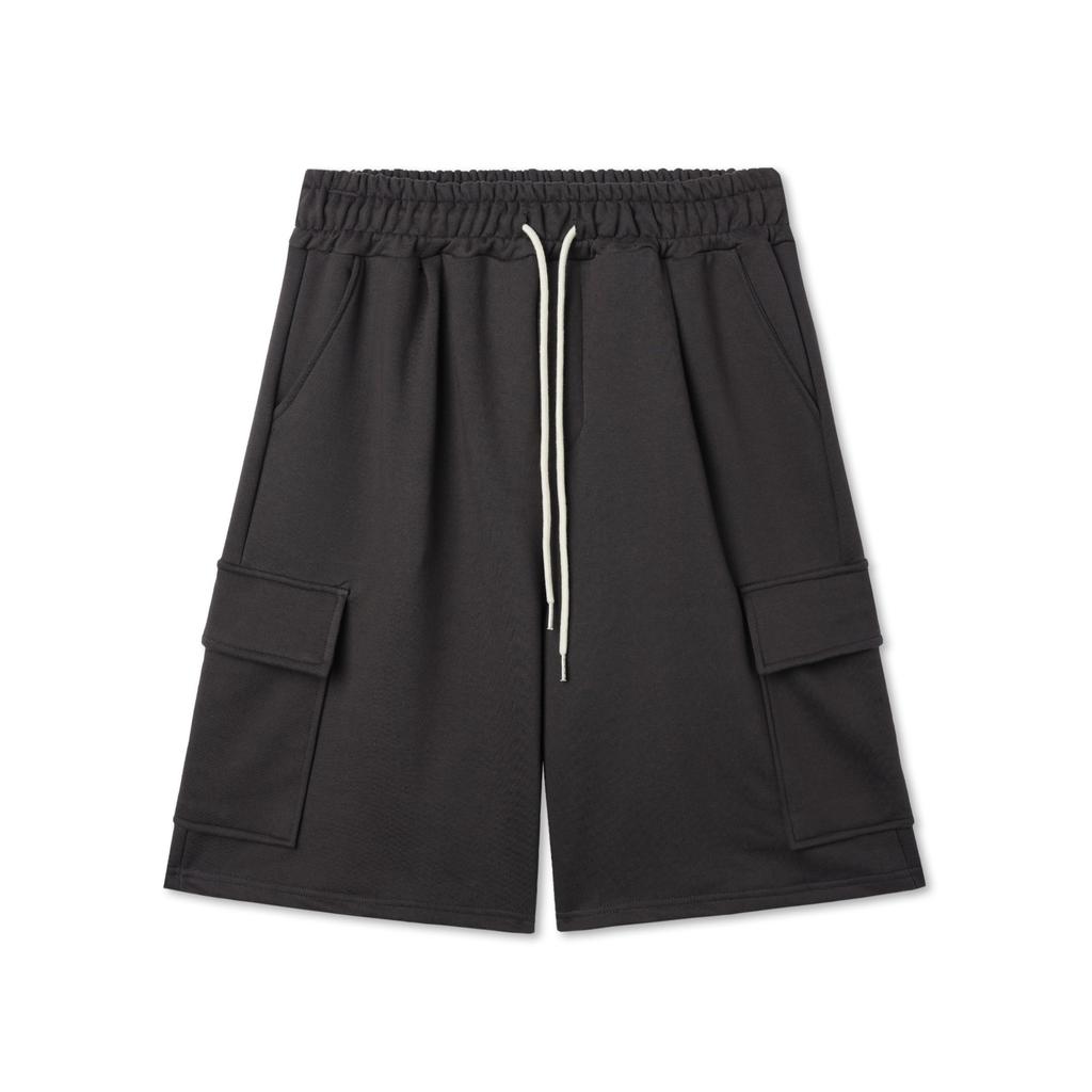 Upper Trophy Comma Two-Pocket Cargo Bermuda Mid-Length Pants_Green