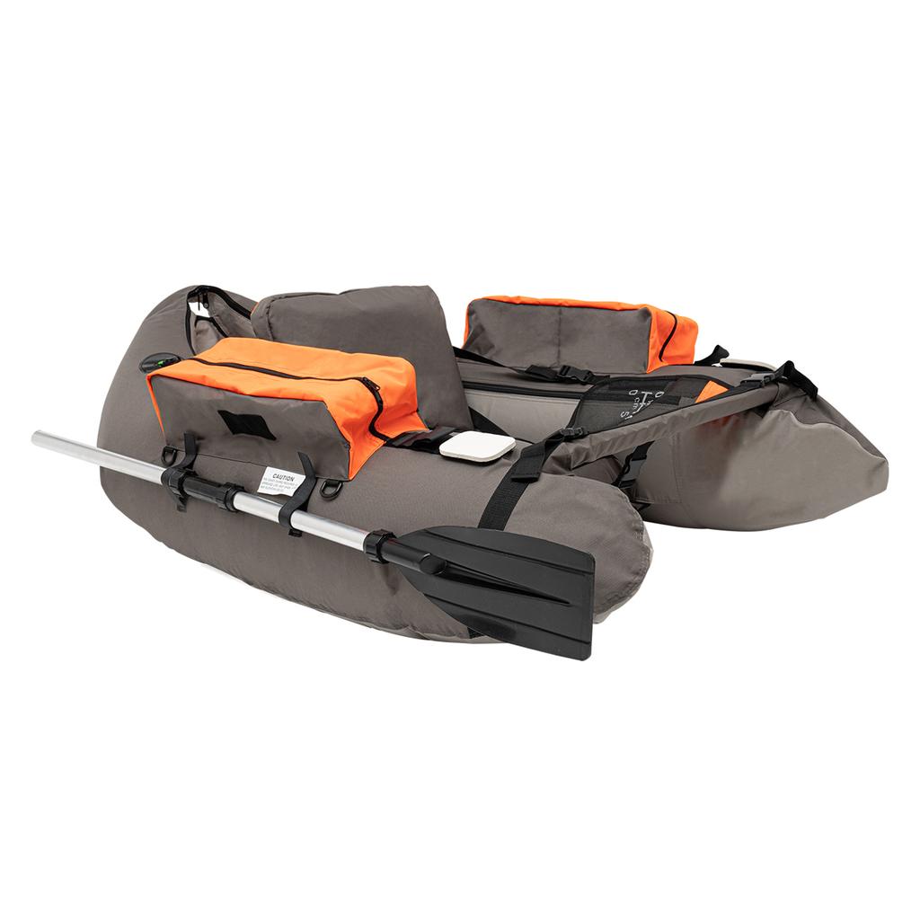 Outdoor Fischerboot Schlauchboot Floß mit Pumpe Verstellbare Rückenlehne 130kg Verwendet in Ozeanen, Seen und Bächen zum Rafting