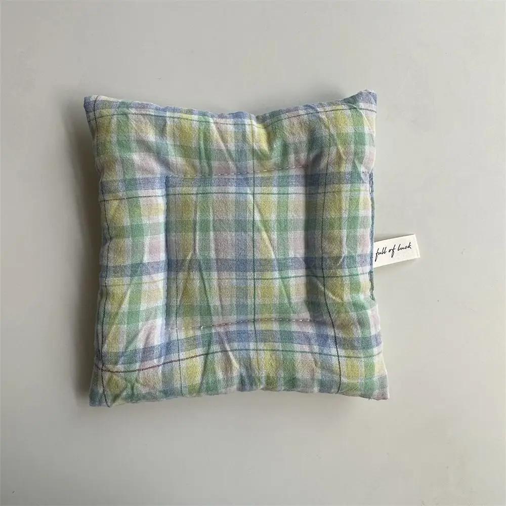 

Серия Lattice, разноцветные квадратные корейские хлопковые подставки, свежая скатерть, теплоизоляционный коврик, подставка под кофейную чашку, декор стола as shown