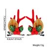 Christmas Hair Stylish Accessories With Cute Plush Antlers And Festive Decorations Women For