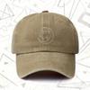 Pc Vintage Washed Hat with Moon Cat Design Unisex Solid Baseball Cap AllSeason Wear Ideal Gift for Weddings Parties and