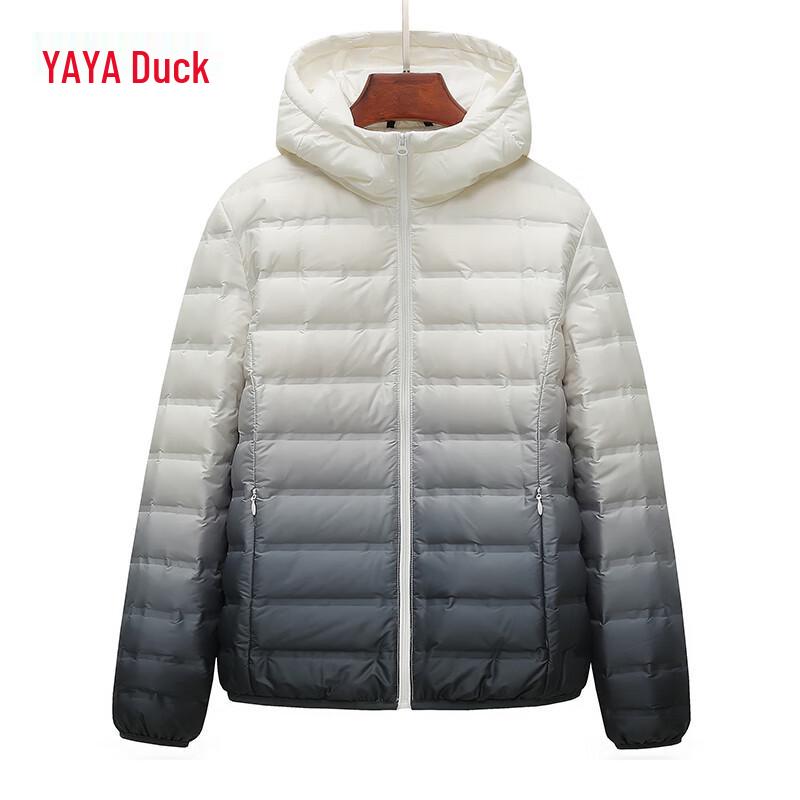 Duck Duck Women's Lightweight Hooded Short Down Jacket