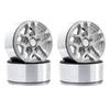 Alluminum Alloy Lock Tire Hub Wheels Model Metal Made Wheel Hub for:TRX4 SCX10 for Car Toy 1/10 Crawler Car