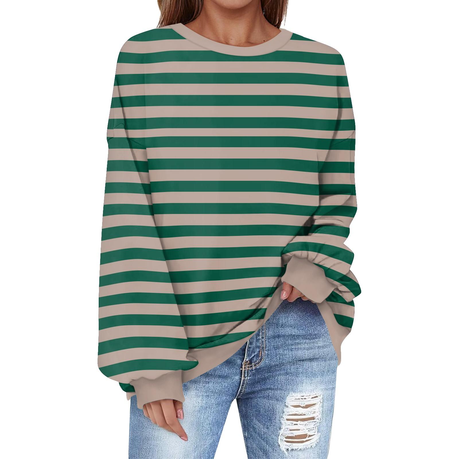 

Толстовка большого размера для женщин с круглым вырезом и принтом, с длинным рукавом, толстовка XXXL