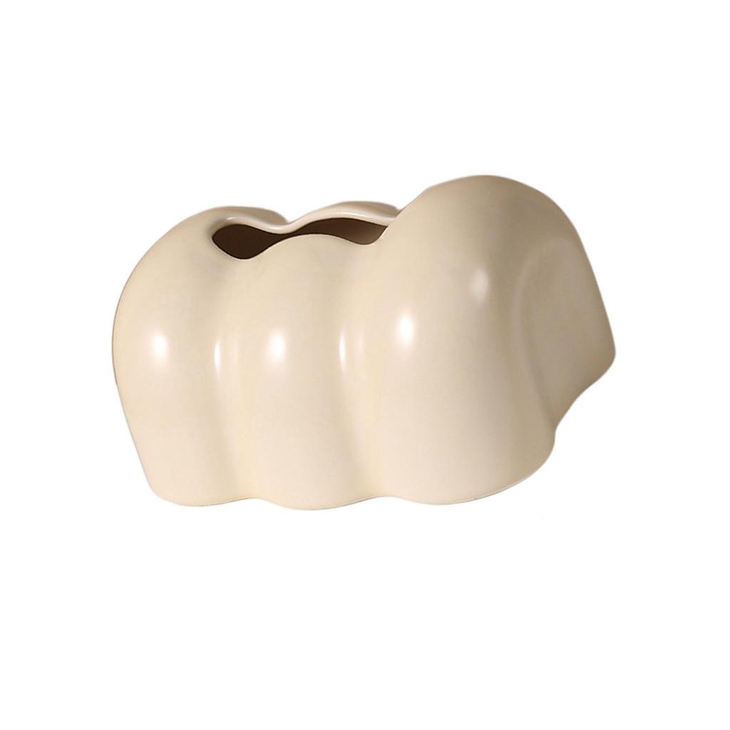 Ceramic Tissue Cover Desktop Ornaments Storage Boxes for Hotel Kitchen Household